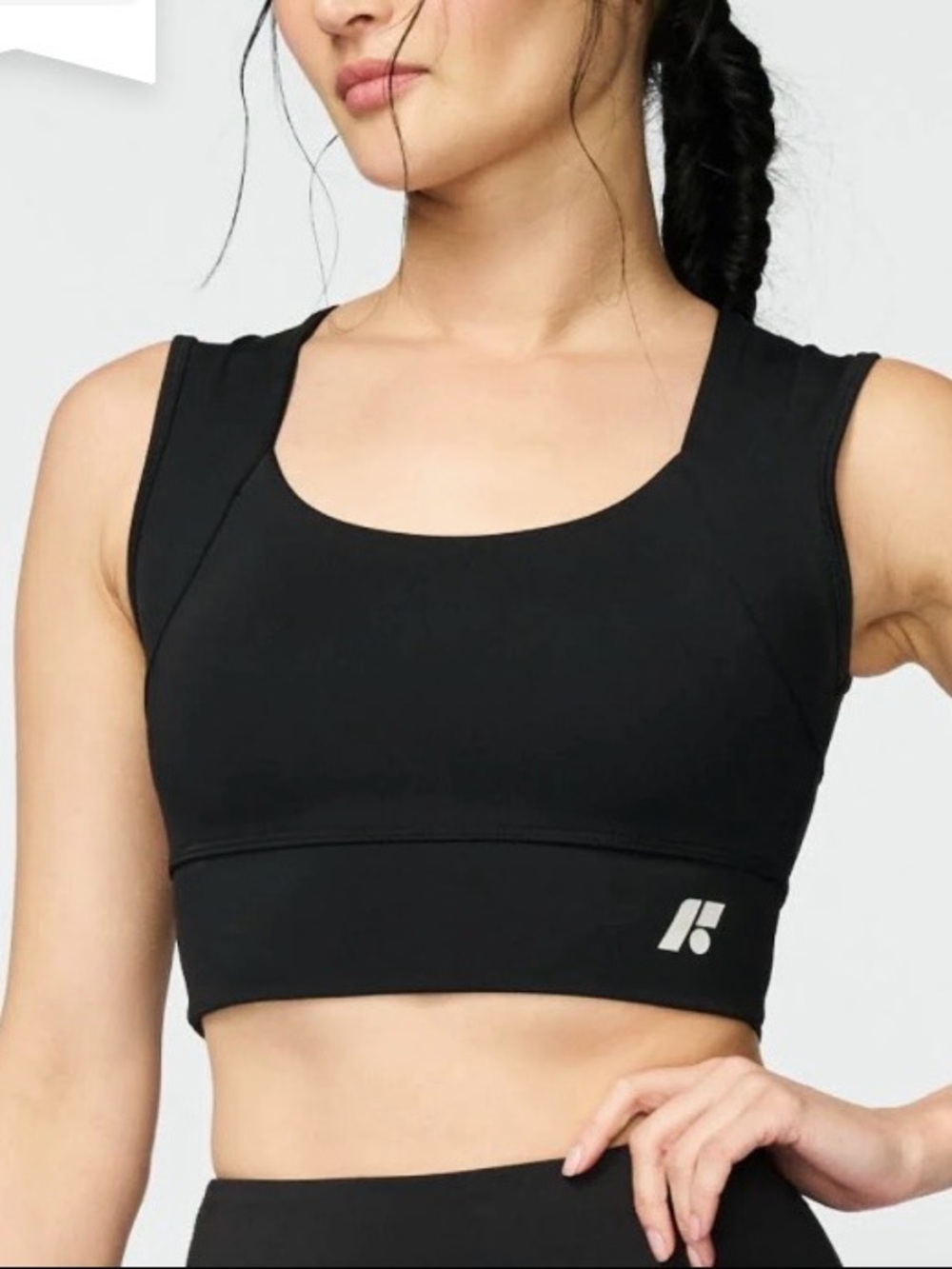 Obsidian Black Forme Power Bra for posture support